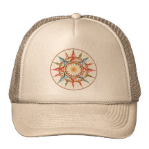 compass, planche à voile rose casquette