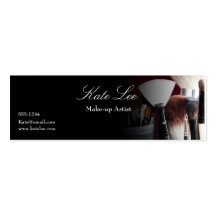 Composez le mini carte de visite de cosmetologist 