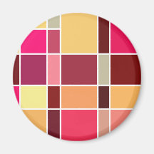 Composition abstraite en couleur aimant