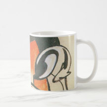 Composition avec deux cerfs communs par Franz Marc Tasse