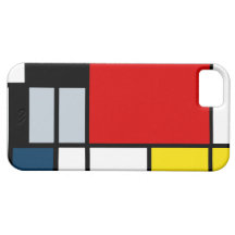Composition élevée en recherche Piet Mondrian Coques iPhone 5
