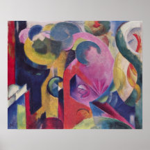 Composition III par Franz Marc Posters
