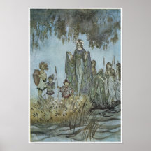 Comus : "Hausses de Sabrina, occupées par des eau- Poster