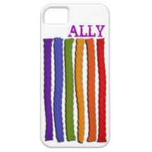 Concepteur d'allié d'arc-en-ciel de réglisse coque iPhone 5 Case-Mate