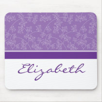 Concepteur simplement élégant Mousepad lilas fait  tapis de souris