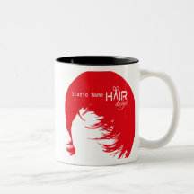 Conception 1 de cheveux - tasse, tasse