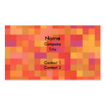 Conception abstraite colorée lumineuse modèles de cartes de visite