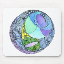 Conception abstraite de Mousepad Tapis De Souris