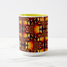 Conception abstraite Primitif-Assaisonnée Tasse