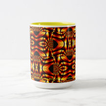 Conception abstraite Tribal-Assaisonnée de motif Tasse