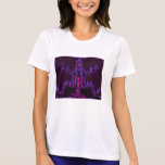 Conception animale maya pourpre fraîche t-shirts