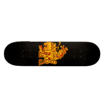 Conception aztèque skateboards personnalisables