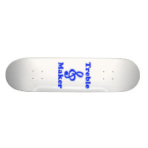 conception bleue de musique de clef triple de fabr skateboards personnalisés