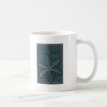 Conception bleue turquoise de Mitzvah de barre Mugs
