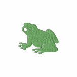 Conception brodée par grenouille sweatshirts