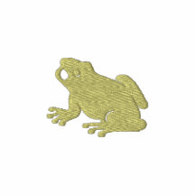 Conception brodée par grenouille polo brodé