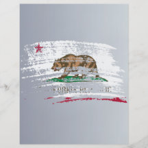 Conception californienne fraîche de drapeau prospectus personnalisés