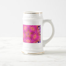 Conception colorée de fleur de kaléidoscope de fra mugs