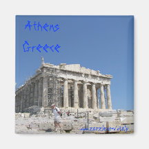 Conception d'aimant d'Athènes Grèce