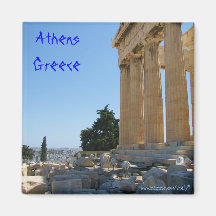 Conception d'aimant d'Athènes Grèce