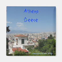 Conception d'aimant d'Athènes Grèce