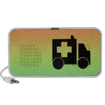 Conception d'ambulance mini haut-parleurs