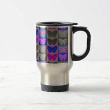 Conception d'art de bruit de papillon - 7 tasse à café