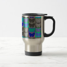 Conception d'art de bruit de papillon - mug