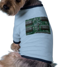 Conception de carte tee-shirt pour toutou