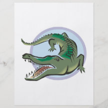 Conception de cercle de crocodile/alligator prospectus