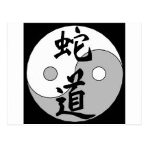 Conception de Chinois de Yin Yang Cartes Postales