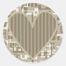 Conception de coeur autocollants