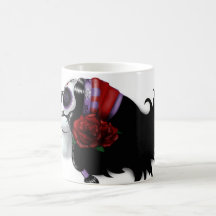 Conception de crâne de sucre mug à café