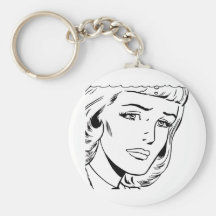 Conception de culture pop ! porte-clef