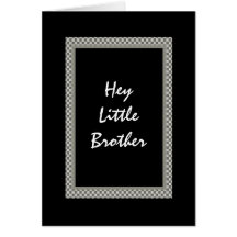 Conception de damier de Groomsman de PETIT FRÈRE Carte De Vœux