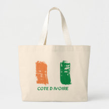 Conception de drapeau de Cote d'Ivore Sac Fourre-tout