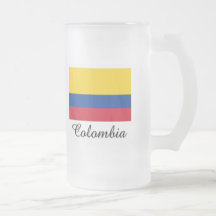 Conception de drapeau de la Colombie Tasse À Café