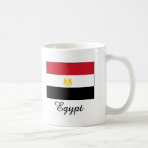Conception de drapeau de l'Egypte Tasse