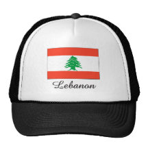 Conception de drapeau du Liban Casquette De Camionneur