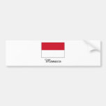 Conception de drapeau du Monaco Autocollants Pour Voiture