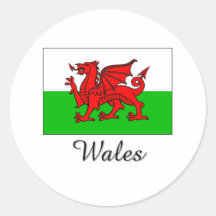 Conception de drapeau du Pays de Galles Adhésif