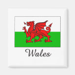 Conception de drapeau du Pays de Galles Aimants Pour Réfrigérateur
