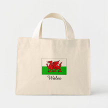 Conception de drapeau du Pays de Galles Sac En Toile