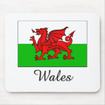 Conception de drapeau du Pays de Galles Tapis De Souris