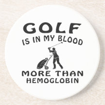 Conception de golf dessous de verres