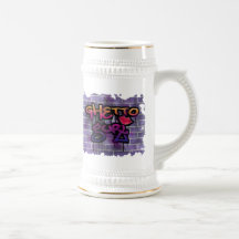 conception de graffiti de gurl de ghetto (fille) tasse
