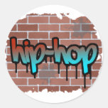 conception de graffiti de hip hop autocollants