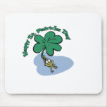 Conception de grenouille du jour de St Patrick heu Tapis De Souris