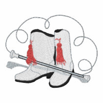Conception de majorette polos brodés