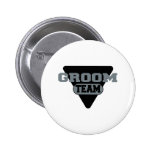 Conception de marié d'équipe badges avec agrafe